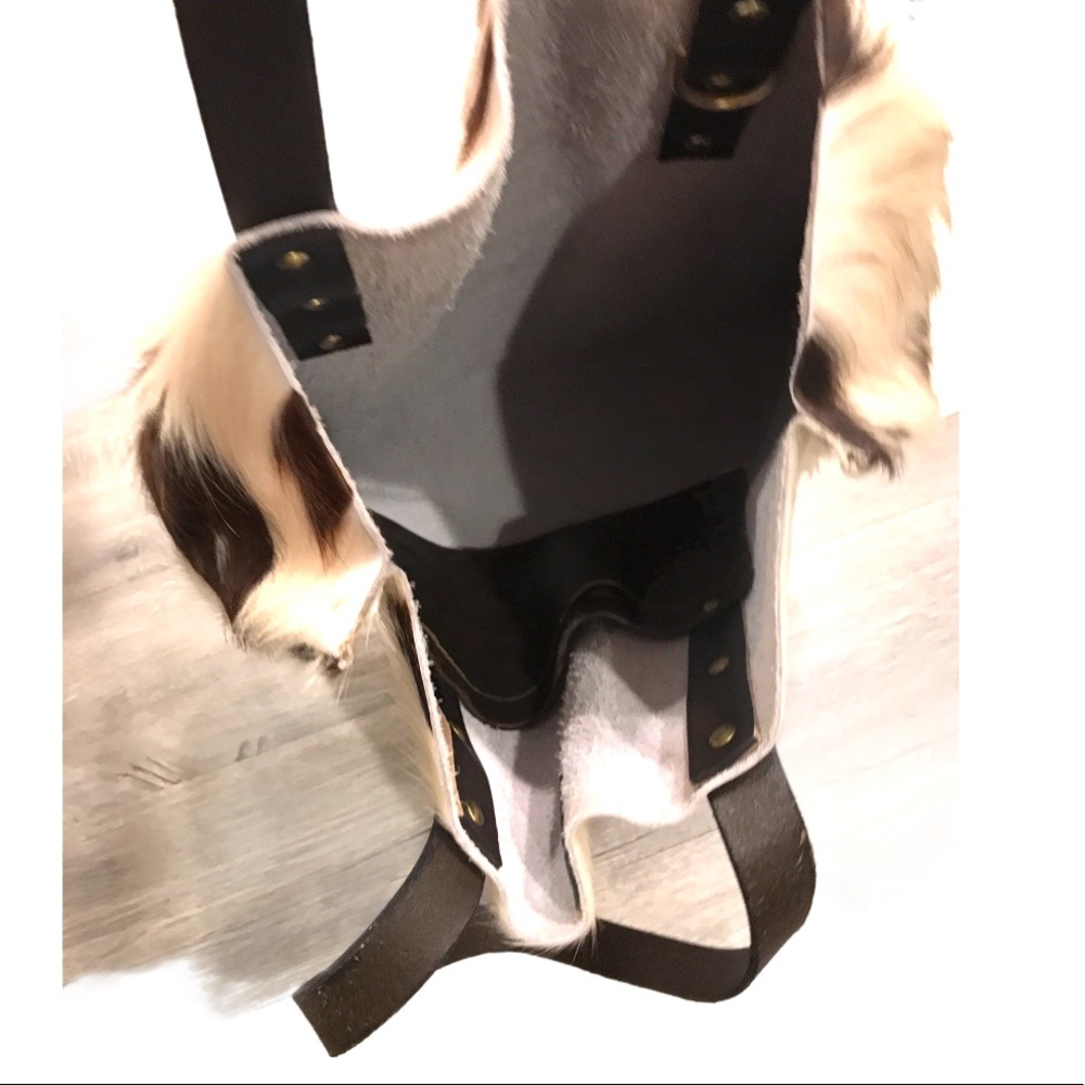 New Leather hair on hide Fabulous Leather Cowhide Tote Bag 👜 - Picture 13 of 15